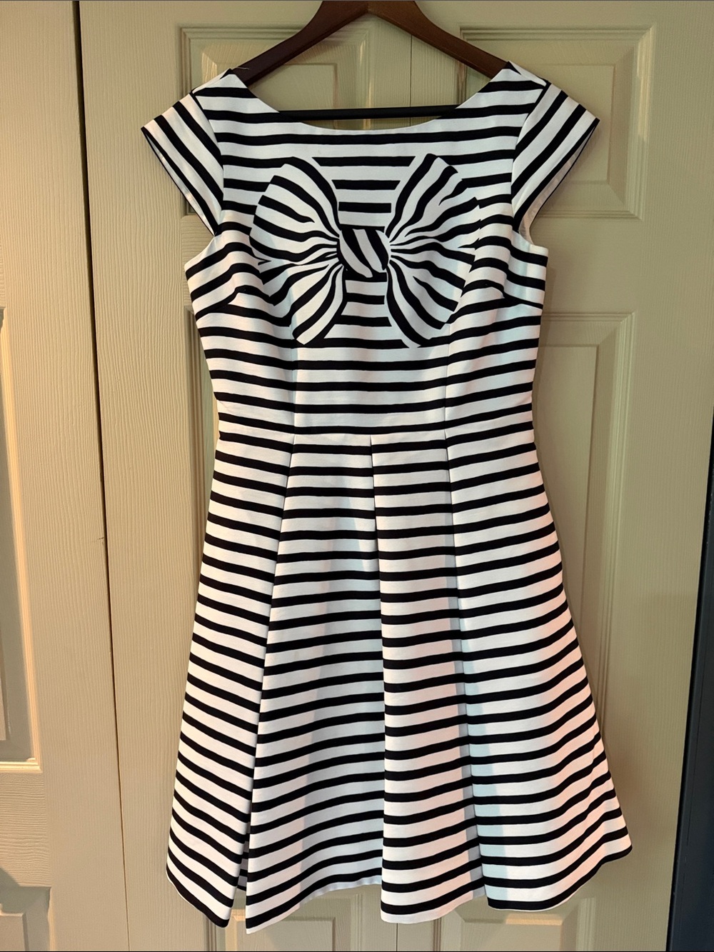 Kate Spade Dress Size 8 Striped Bow Print
